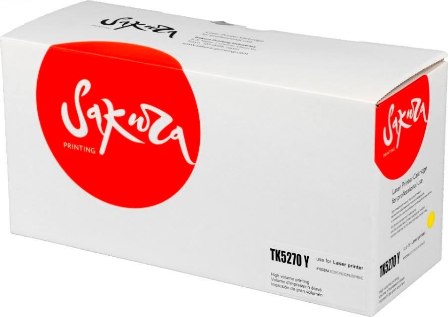 

Картридж Sakura Printing SATK5270Y (аналог Kyocera TK-5270Y)