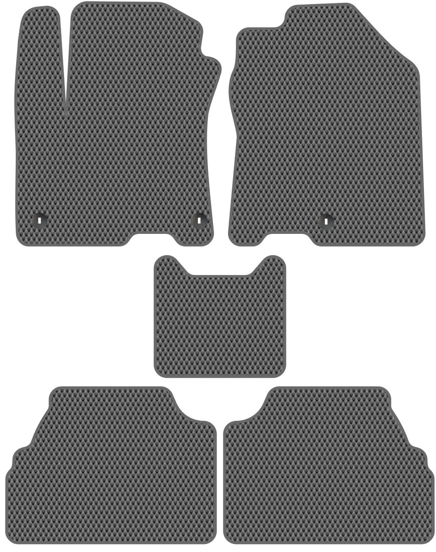 

Комплект ковриков для авто Alicosta Hyundai Kona Electric (suv / OS) 2018 - Н.В. (серый, ромб)