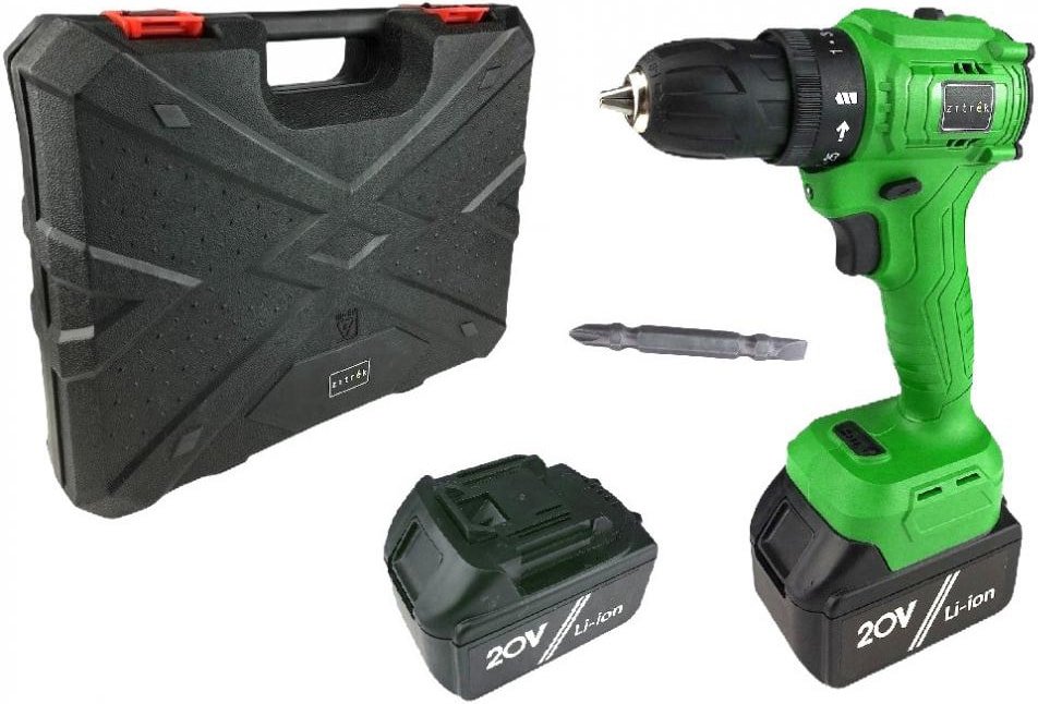 

Дрель-шуруповерт Zitrek Greenpower 20 Pro SET 1 063-4061 (с 2-мя АКБ, кейс)