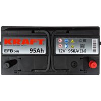Автомобильный аккумулятор KRAFT EFB R+ (95 А·ч)