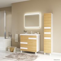  MarkaOne Тумба 60Н У69544 под умывальник Como 60 (коко боло)