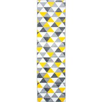 Ковровая дорожка Mafy 080 Melanarga 80x300 MF-0010 (серый/желтый)