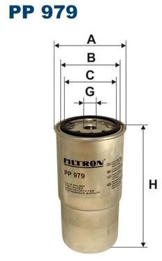 

Топливный фильтр Filtron PP979