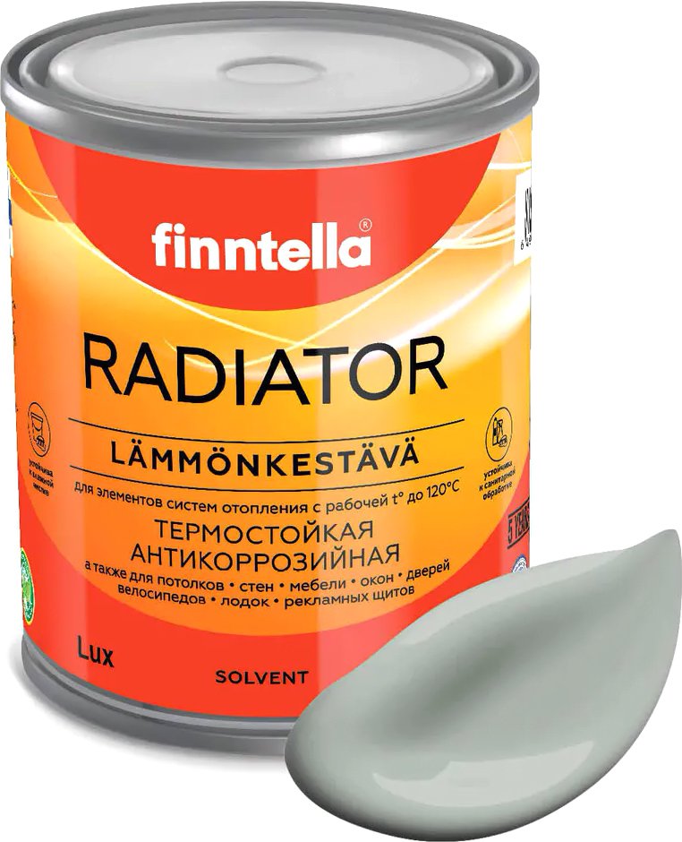 

Краска Finntella Radiator Poly F-19-1-1-FL053 0.9 л (серо-зеленый)