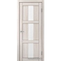 Межкомнатная дверь MDF-Techno Dominika 308 80x200 (лиственница белая, лакобель/лакомат белый)