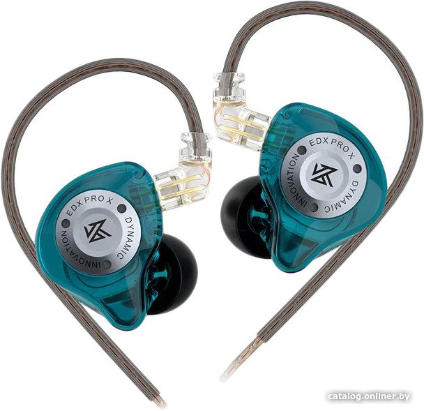 Наушники KZ Acoustics EDX Pro X (без микрофона, бирюзовый)