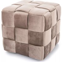 Пуфик Signal Casel Velvet (темно-бежевый)