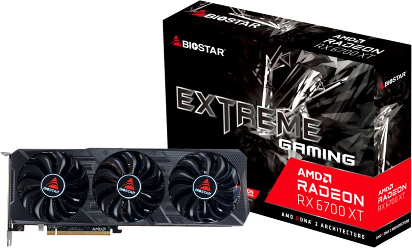 

Видеокарта BIOSTAR Radeon RX 6700 XT 12GB GDDR6 VA67T6TML9