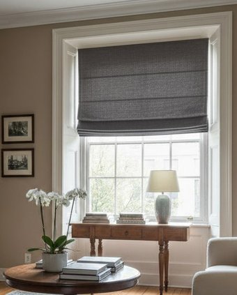 Римская штора Delfa Макси Chicago СШД-02М 175/567 (150x155, графит)