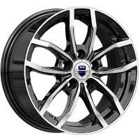 Литые диски K&K Фрост (KC1048) 15x6.5" 5x114.3мм DIA 60.1мм ET 39мм Алмаз черный