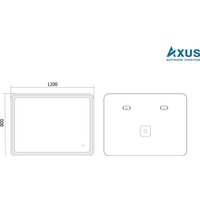  Axus Зеркало Barry 120x80 Стандарт