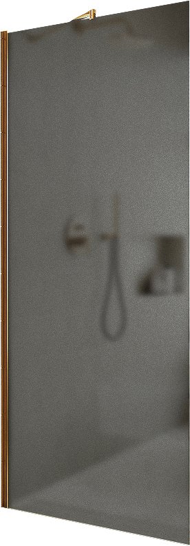 

Душевая стенка MaybahGlass 119x195 MGD-687-3ш (графитовое матовое стекло/золотой)
