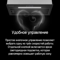 Кухонная вытяжка MAUNFELD TRAPEZE 603EM (черный)