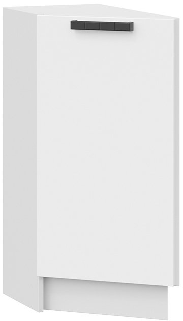 

Шкаф напольный Трия Детройт 1Н3Т исп.2 (белый/белый глянец)