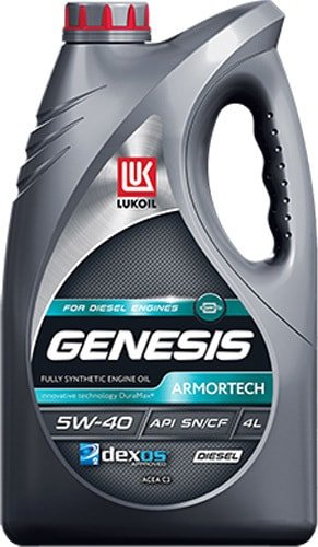 

Моторное масло Лукойл Genesis Armortech Diesel 5W-40 4л