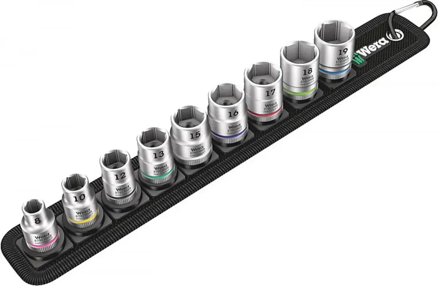 Набор головок слесарных Wera Belt B 4 Zyklop 3/8 05003973001