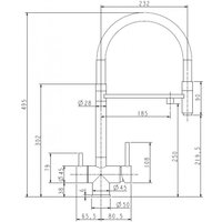Смеситель ZorG Asgard Premium PVD (gold)