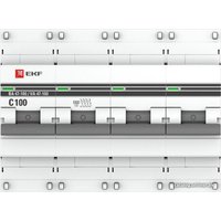 Выключатель автоматический EKF PROxima ВА 47-100 4P 100А (C) 10kA mcb47100-4-100C-pro