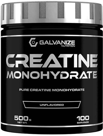 Моногидрат креатина Galvanize Creatine Monohydrate (без вкуса, 500г)
