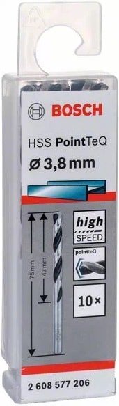 

Набор сверл Bosch 2608577206 (10 предметов)