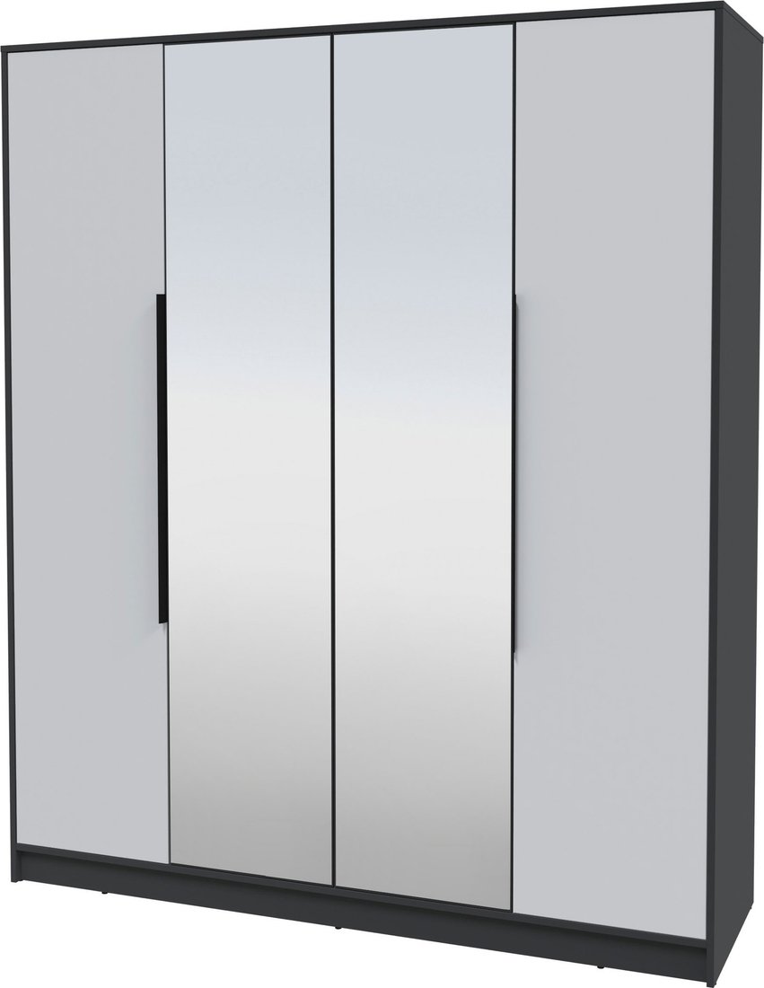 

Шкаф распашной Интерлиния Концепт КТ-Ш4з (серый/антрацит)