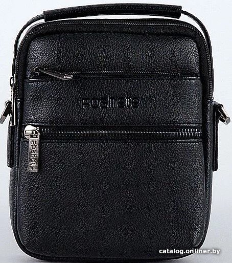 Мужская сумка Poshete 250-5188-1-BLK (черный)
