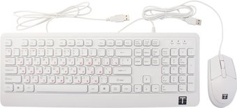 Офисный набор ТЕСЛА MKB-001 (белый)