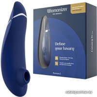 Вибромассажер Womanizer Premium 2 Blueberry