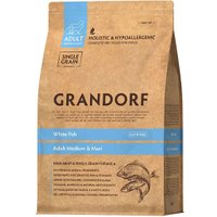 Сухой корм для собак Grandorf Medium & Maxi Breeds White Fish (с белой рыбой) 1 кг