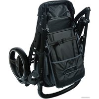 Коляска прогулочная «книга» Indigo Maxima (темно-серый)