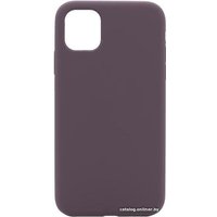 Чехол для телефона EXPERTS Silicone Case для Apple iPhone 12/12 Pro (ежевичный)