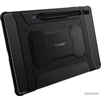 Чехол для планшета Spigen Rugged Armor Pro для Samsung Galaxy Tab S7+/S8+ Plus 12.4 (черный)