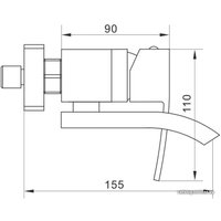 Смеситель Rose R1552F