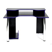 Стол TetChair Strike-1 120 Neo (черный/синяя кромка)