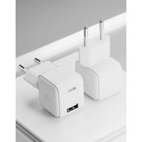 Сетевое зарядное VLP G-Charge USB-С/USB-A (белый)