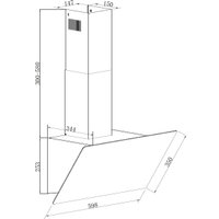 Кухонная вытяжка ZorG Ultra 1030 60 M (белый)