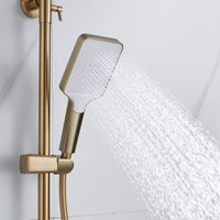 Душевая система  Shevanik S4436G (золотой сатин)