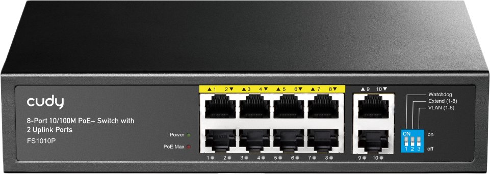 

Неуправляемый коммутатор Cudy FS1010P 3.0