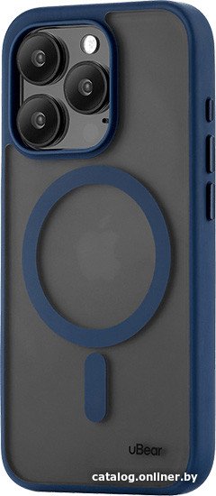 Чехол для телефона uBear Cloud Mag для iPhone 15 Pro (синий)