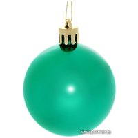 Елочная игрушка Серпантин Глянец шар 6 см 6 шт (зеленый) 183-882