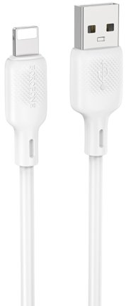 

Кабель Borofone BX113 USB Type-A - Lightning (1 м, белый)