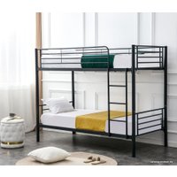 Двухъярусная кровать Halmar Bunky 90 (черный)