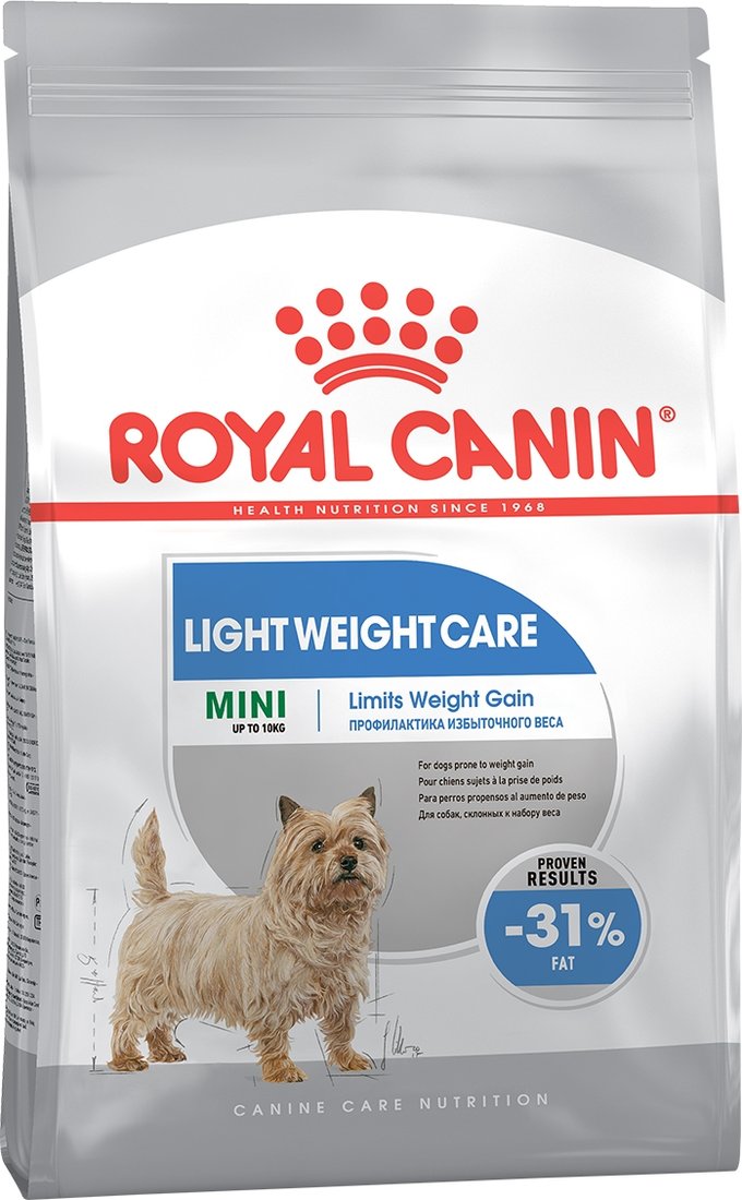 

Сухой корм для собак Royal Canin Mini Light Weight Care 3 кг