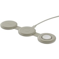 Беспроводное зарядное Satechi OntheGo 3-in-1 Charger ST-QTG31W (бежевый)