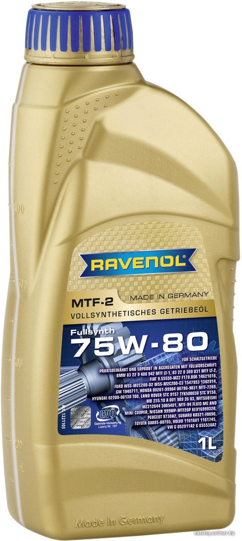 Трансмиссионное масло Ravenol MTF-2 75W-80 1л