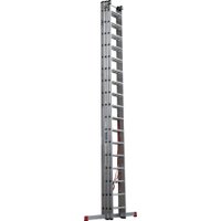 Лестница-стремянка Новая высота NV 523 трёхсекционная индустриальная 3x17 ступеней