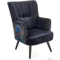 Интерьерное кресло Halmar Pagoni (черный)