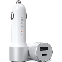 Автомобильное зарядное Satechi 72W Type-C PD Car Charger (серебристый)