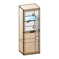 Шкаф-пенал Лером Карина ШК-1086-СЯ (снежный ясень)