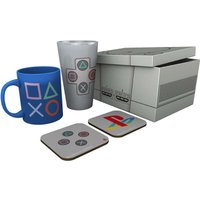 Подарочный набор  ABYstyle PlayStation Classic 2019 Бокал + Кружка + Подставки 2шт GFB0075
